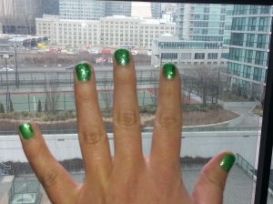 st pattys day nails
